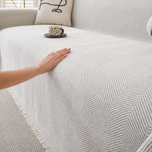 Vista 25 de HAOMAIJIA Funda de sofá antideslizante para sofá de 2 cojines, fundas de sofá seccionales lavables para perros y mascotas, protector de muebles