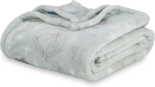 Vista 13 de Berkshire Peanuts® VelvetLoft® - Manta extragrande para niños con el adorable personaje de Snoopy de peluche, clase de arte de Snoopy de Peanuts