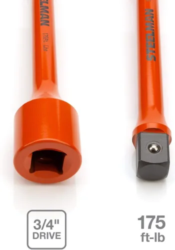 Vista 3 de Steelman Unidad de 3/4 pulgadas, extensión de impacto limitante de par de 175 ft-lb, la barra se flexiona para absorber el par excesivo, sin