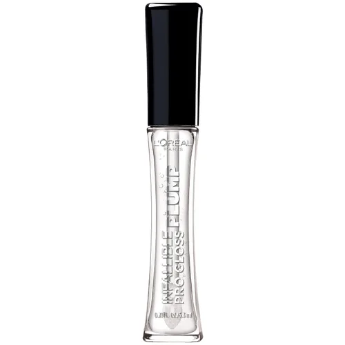Vista 17 de L'Oréal Paris Infallible Pro Gloss Plump - Brillo labial con ácido hialurónico, brillo voluminizador de larga duración, los labios se ven Blossom