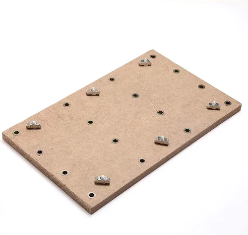 Genmitsu Mesa de alerón CNC MDF para máquina enrutadora CNC 3018, compatible con 3018-PRO, 11.8 x 7.1 x 0.5 in (11-4/5 x 7 pulgadas x 1/2 pulgadas),