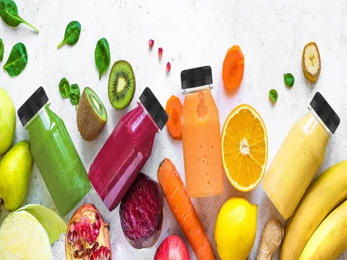 Vista 7 de Hulless 10 botellas de plástico de 8 onzas para jugos, botellas de jugo con tapas negras, adecuadas para jugos, licuados de frutas, leche y bebidas