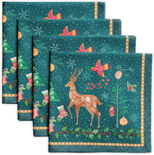 Vista 25 de Maison d' Hermine - Juego de 4 servilletas 100 % de tela de algodón lavable, decorar o regalar, hogar, cocina, comedor, fiestas de cóctel