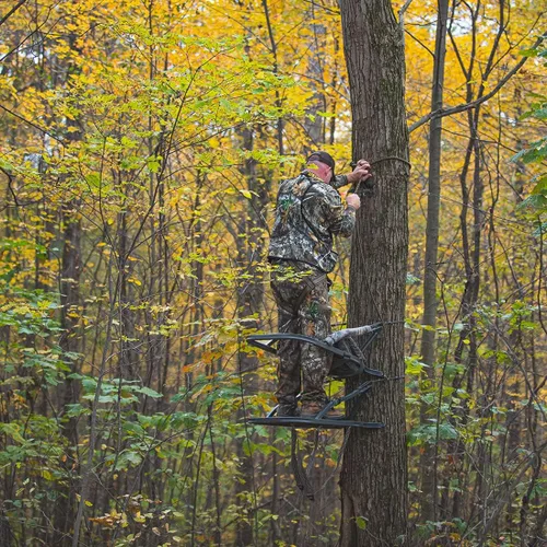 Vista 4 de Hunter Safety System Rope Style Treestrap: 9' Hunting Safety Strap with Prussik Knot for Climbing & Treestand Security