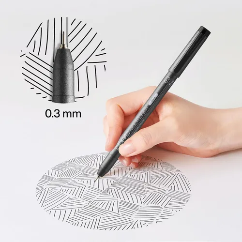Vista 2 de Copic Marcadores Multiliner 0.3 Tinta a base de pigmentos negros