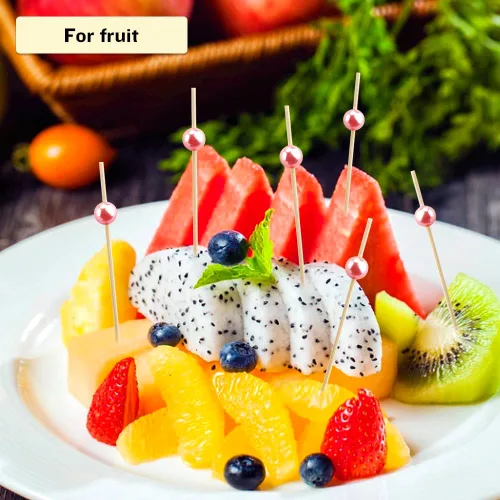 Vista 22 de 100 piezas de palillos de cóctel para bebidas, decoraciones de San Valentín, palillos de dientes elegantes para aperitivos, palillos de dientes