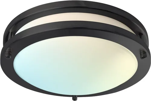 Vista 15 de LUXRITE Lámpara de Techo LED de Montaje al Ras de 10 Pulgadas, 5 Colores Seleccionables 2700K 3000K 3500K 4000K 5000K, Lámpara de Techo