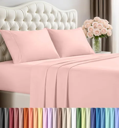 Vista 53 de Utopia Bedding - Juego de sábanas de microfibra cepillada, resistente al encogimiento y a la decoloración, de fácil cuidado, 3 piezas, tamaño Beige