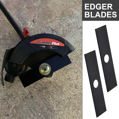 Vista 7 de iGreely Paquete de 2 cuchillas de bordeadora de 1 pulgada de orificio central, cuchillas de borde resistentes de 8 x 2 pulgadas compatibles