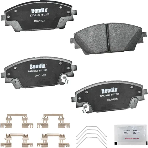 Vista 158 de Pastillas de freno delanteras semi-metálicas Bendix Priority1 CFM1774 para Ford Transit 2019-2017, Transit-150 2021-2015, Transit-250 2021-2015