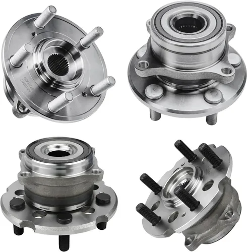 Vista 91 de Detroit Axle - Kit de cubos de rodamiento de rueda delantera de 6 piezas para Dodge Dart 2013-2016, Chrysler 200 2015-2017, 2 cojinetes de rueda
