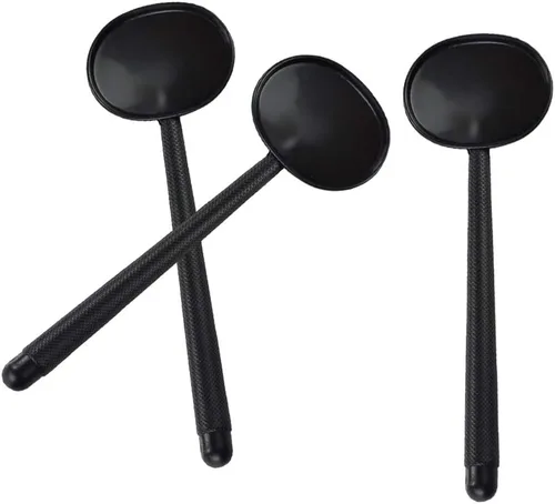 Vista 6 de Oclusor de ojo de mano 3 unids oclusor profesional de plástico negro ojo oclusor gráfico oclusor para prueba de visión