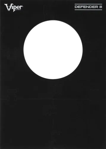 Vista 2 de Viper by GLD Products Defender III - Protector de pared para diana de dardos de longitud extendida, color negro, talla única