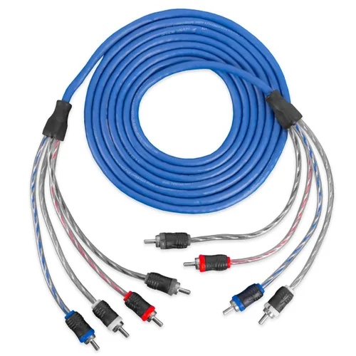 Vista 7 de NVX® XIV2M - Cable de interconexión de audio RCA de cobre libre de oxígeno de 1 hembra a 2 machos, par trenzado de audio RCA serie V, con reducción