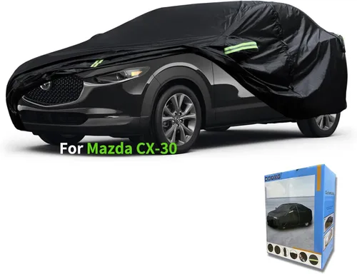 Vista 11 de Funda para automóvil Mazda, impermeable para todo tipo de clima, protección UV, resistente al viento, para todo tipo de clima, protección UV