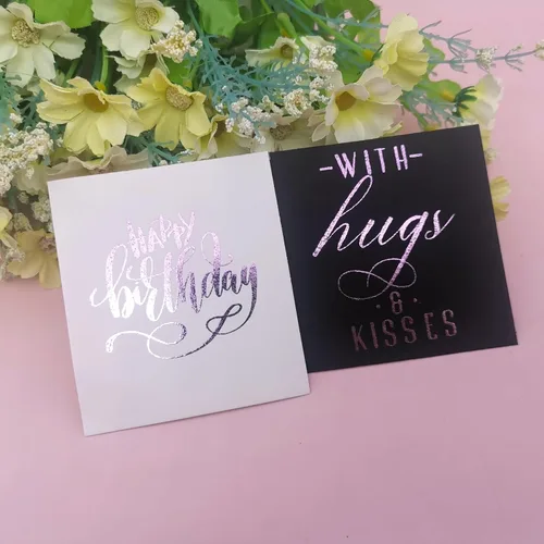 Vista 5 de Alinacutle Rollo de lámina reactiva de tóner láser de color morado claro, morado claro, lámina caliente de transferencia metálica para álbumes