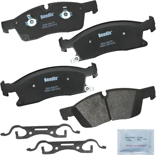 Vista 113 de Pastillas de freno delanteras semi-metálicas Bendix Priority1 CFM1774 para Ford Transit 2019-2017, Transit-150 2021-2015, Transit-250 2021-2015