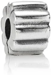 PANDORA 790163 Clip acanalado plata encanto 790163