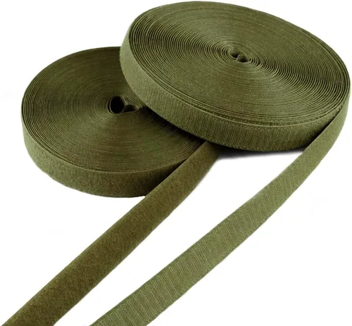 Vista 71 de Cierre de Gancho y Bucle de 1 Pulgada Beige - Cinta de Gancho y Bucle de Nylon No Adhesiva - Longitud de 1 Yarda - Para Tela, Bolsas