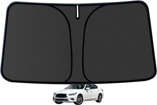 Vista 46 de X1 F48 Parasol plegable personalizado para parabrisas para 2016 2017 2018 2019 2020 2021 2022 X1 F48 Protector de sol para ventana delantera