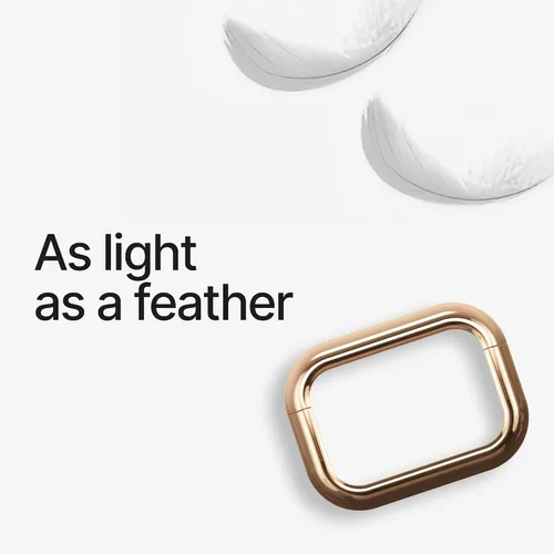 Vista 5 de Arc Pulse Compatible con AirPods Pro Case (2024), carcasa protectora minimalista de aluminio con absorción de impactos + incrustaciones