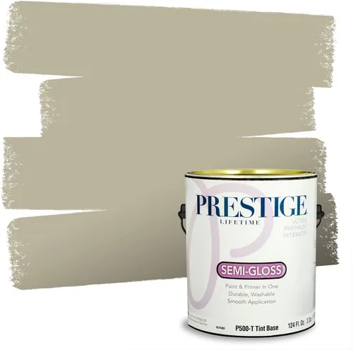 Vista 200 de PRESTIGE Paints - Pintura exterior e imprimación en uno, 1 galón, satinado, verde Bayou