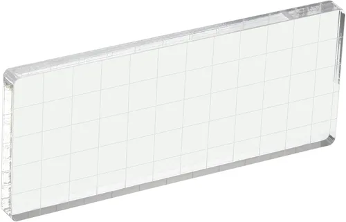 Vista 16 de PATIKIL Bloque de sello acrílico de 2 x 2 pulgadas, bloque de estampado transparente con líneas de cuadrícula, bloques de montaje decorativos