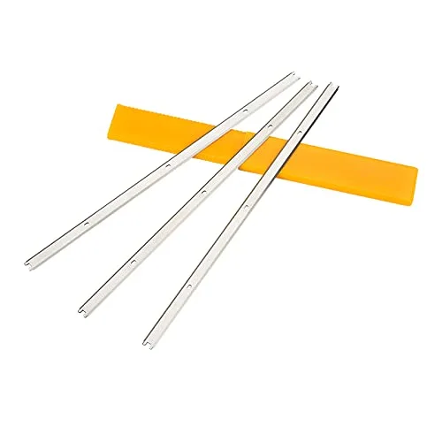 Vista 2 de Cuchillos cepilladores HSS de 13-3/8 pulgadas para cepilladora Ridgid R4331, R4330, reemplaza AC20502 - Juego de 3