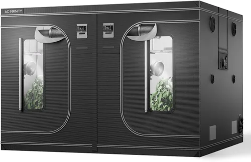 Vista 8 de AC Infinity CLOUDLAB 894 Advance - Tienda de campaña de cultivo de 96 x 48 x 80 pulgadas, postes más gruesos de 1 pulgada, lienzo de Mylar