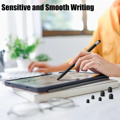 Vista 4 de Digiroot 20 Pieces Rubber Replacement Tips, Sensitive and Durable, Only Compatible with Digiroot 2 in 1 Rubber Tip Stylus Pens