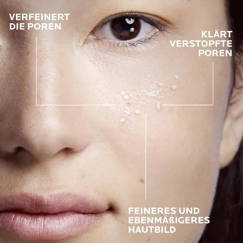 Vista 3 de La Roche-Posay EFFACLAR Tónico micro exfoliante, astringente, facial, para reducir visiblemente lo poros, de 6.76 onzas líquidas.