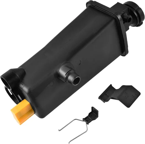 EVIL ENERGY Tanque de depósito de refrigerante con tapa, compatible con BMW X3 X5 323i 323Ci 325i 325xi 325Ci 328i 328Ci 330i 330xi 330Ci, repuesto