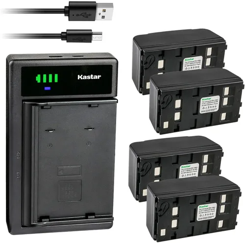 Vista 7 de Kastar Cargador de batería USB inteligente de repuesto para Energizer CCM2460 CCM-4060M CCM5260M CM2560-C ER-C5160 ERC5160, Lenmar NMP41, Polaroid