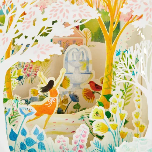 Vista 5 de Hallmark Paper Wonder - Tarjeta de cumpleaños desplegable para mujer (Día hermoso)