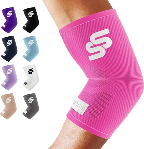 Vista 7 de Sleeve Stars Elbow Sleeve for Pain Relief & Protection - Elbow Compression Sleeve for Women & Men - Supportive Elbow Brace for Tendonitis, Recovery