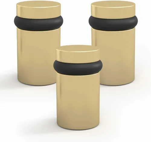 Vista 27 de Mega Handles Tope de Puerta de Piso, Tope Negro de Instalación Rápida Protector de Pared, Protectores de Pared contra Pomos de Puerta, Tope