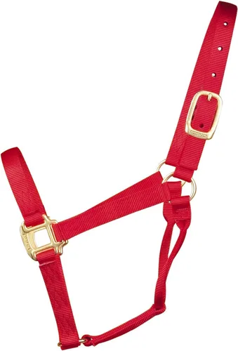 Vista 15 de Hamilton Quality Horse Halter, nailon de triple capa de 3/4 pulgadas, destete o poni grande, 200-300 libras, negro