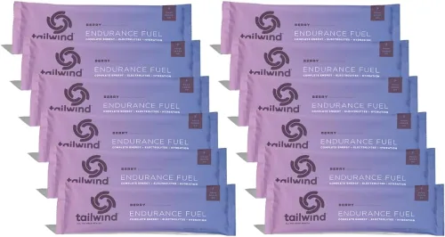 Tailwind Nutrition Endurance Fuel, Polvo de bebida deportiva de porción individual con electrolitos, sin OGM, libre de soja, lácteos y gluten, apto