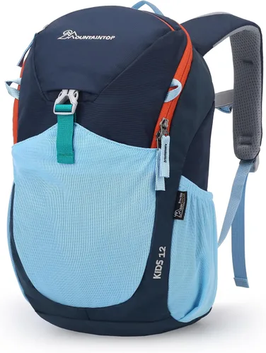 Vista 11 de MOUNTAINTOP - Mochila escolar para niños de 2 a 5 años, 8L/12 L azul (12L-Blue)