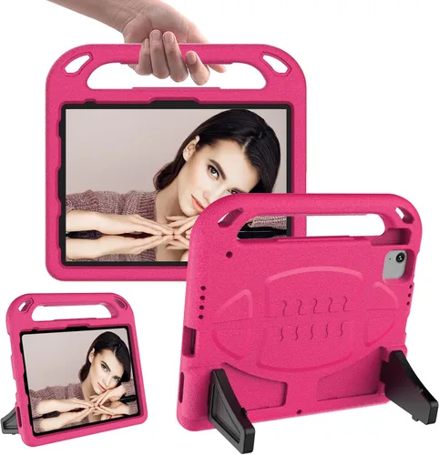 Vista 10 de Funda protectora resistente para iPad Pro de 11 pulgadas (2024/2022/2021/2020, 2018), funda para niños para iPad de 11ª generación (A16) de 11 Negro