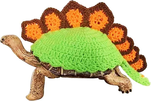 Vista 8 de Suéter de tortuga, rojo, lana, tejido, 5 pulgadas, fácil de poner y quitar, cómodo, para todas las razas, Navidad, Halloween, animales, ropa