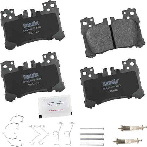 Vista 200 de Bendix Priority1 CFC154 - Juego de pastillas de freno de disco para Avanti II, Century, LeSabre, Regal, Riviera, chasis comercial, DeVille