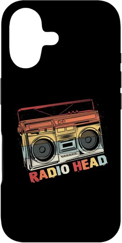 Vista 32 de Funda vintage de Radio In Head Music Matching Band Cassette Player para iPhone 16