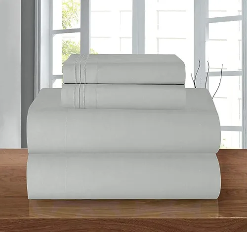 Vista 73 de Elegant Comfort - Juego de sábanas de microfibra de 1500 hilos de calidad hotelera prémium de 4 piezas - Resistente a arrugas, sábana bajera