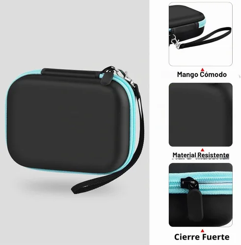 Vista 4 de Funda para cámara infantil para VTech KidiZoom Creator Cam HD Video Camera / para cámaras KODAK Printomatic de impresión instantánea digital Negro