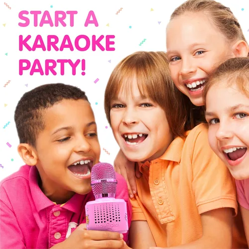 Vista 6 de Move2Play Motown Magic, Micrófono de karaoke Bluetooth Incluye 30 canciones famosas Micrófono de karaoke para niños Regalo de cumpleaños