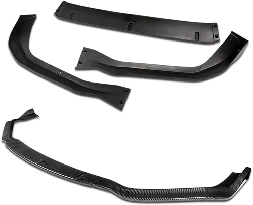 Vista 4 de Q1-TECH, 3 piezas de parachoques delantero compatible con Lexus IS250 IS350 F-Sport 2014-2016, alerón de parachoques delantero, kit de divisor