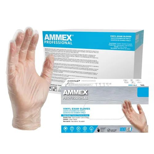 Vista 8 de AMMEX - Guantes de nitrilo, desechables, sin polvo, S