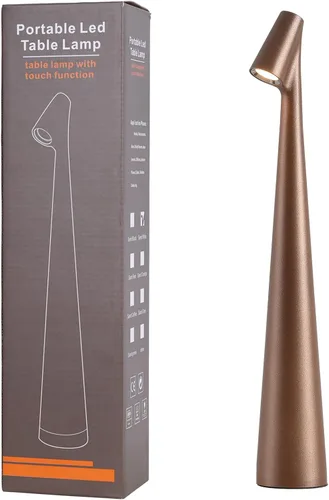 Vista 9 de Lámparas de mesa inalámbricas pequeñas, lámpara de escritorio portátil de 3 niveles de brillo, luces recargables con batería para exteriores