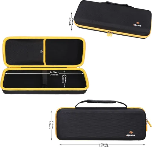 Vista 6 de Aproca Funda compatible con DEWALT DCS356B DCS354B 20V MAX XR oscilante multiherramienta inalámbrica, bolsa de almacenamiento dura portátil